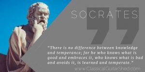 Socrates on guitar practice
