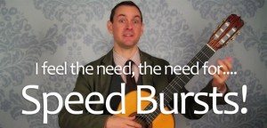 classical guitar speed bursts