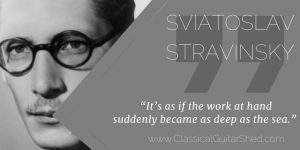 Stravinsky Study Boulanger Guitar