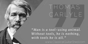 Thomas Carlyle using practice tools
