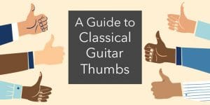 classical guitar thumb technique