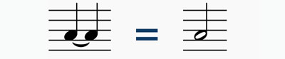 ties create longer note values