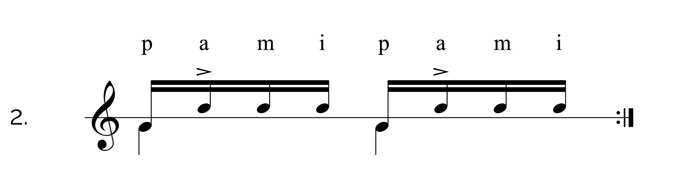 tremolo accent exercise