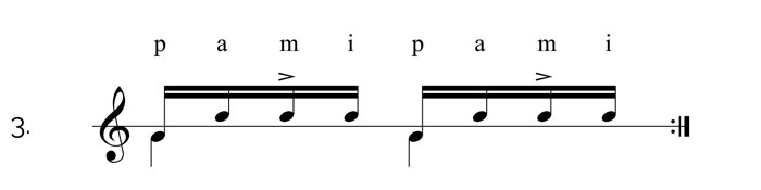 tremolo different accents