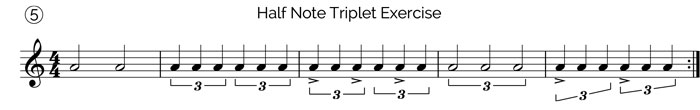 half note triplets