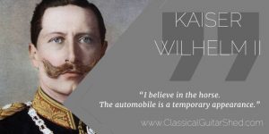Kaiser Wilhelm II Horse Guitar