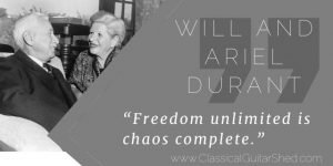 Will Ariel Durant freedom practice